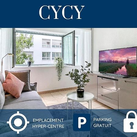 آنماس Homey Cycy - New / Free Parking / Hyper-Centre / Proche Geneve المظهر الخارجي الصورة
