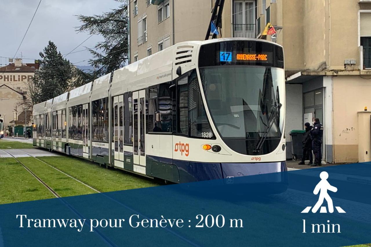 آنماس Homey Cycy - New / Free Parking / Hyper-Centre / Proche Geneve المظهر الخارجي الصورة